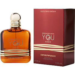 Emporio Armani Stronger With You Amber by Giorgio Armani EAU DE PARFUM SPRAY 3.3 OZ for UNISEX