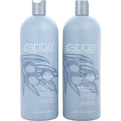 Abba by ABBA Pure & Natural Hair Care MOISTURE SHAMPOO AND CONDITIONER 32 OZ DUO for UNISEX