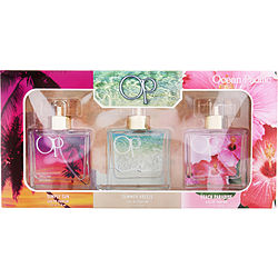Ocean Pacific Variety by Ocean Pacific 3 PIECE VARIETY SET INCLUDES SIMPLY SUN & SUMMER BREEZE & BEACH PARADISE AND ALL ARE EAU DE PARFUM SPRAY 1 OZ for WOMEN