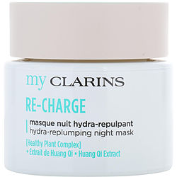 سعر ومواصفات Clarins by Clarins My Clarins Re-Charge Hydra-Replumping Night Mask All Skin Types -50ml/1.7OZ for WOMEN من متجر FragranceNet.com