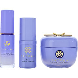 Image of Tatcha by Tatcha Holiday Dewy Skin Cream Anchor Set: Dewy Serum 10ml + Luminous Dewy Skin Mist 12ml + Dewy Cream 50ml -3pcs for WOMEN