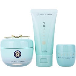 Image of Tatcha by Tatcha Clarifying Essentials Set: Deep Cleanse 50ml + Clarifying Clay Mask 10ml + Water Cream 50ml -3pcs for WOMEN