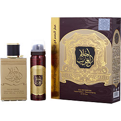 Ard Al Zaafaran Ahlam Al Arab by Ard Al Zaafaran EAU DE PARFUM SPRAY 2.7 OZ & DEODORANT 1.7 OZ for UNISEX