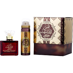 Ard Al Zaafaran Shams Al Emarat Khususi by Ard Al Zaafaran EAU DE PARFUM SPRAY 3.4 OZ & DEODORANT 1.7 OZ for UNISEX
