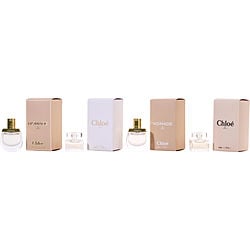 Chloe Variety by Chloe 4 PIECE WOMENS VARIETY NOMADE EAU DE PARFUM & CHLOE ROSE TANGERINE EDT & CHLOE EAU DE PARFUM & NOMADE EDT AND ALL 0.16 OZ MINIS for WOMEN