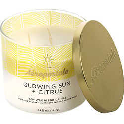 Aeropostale Glowing Sung & Citrus by Aeropostale SCENTED CANDLE 14.5 OZ for WOMEN