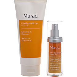 Image of Murad by Murad Glow on Demand Set: Essential-C Cleanser 6.75OZ + Rapid Dark Spot Correcting Serum 1OZ -2pcs for WOMEN