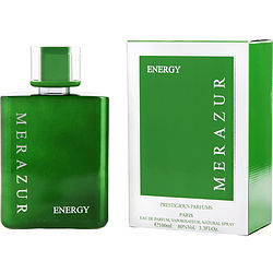 Merazur Energy by Prestigious EAU DE PARFUM SPRAY 3.3 OZ for MEN