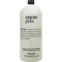 Philosophy by Philosophy Snow Globe Shampoo, Shower Gel & Bubble Bath -1920ml/64OZ for WOMEN