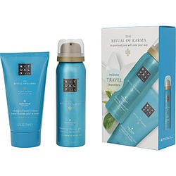 Rituals by Rituals The Ritual of Karma Set: Foaming Shower Gel 1.7OZ + Body Cream 2.3OZ -2pcs for UNISEX