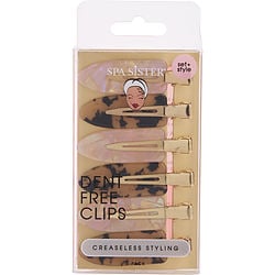 Spa Accessories by Spa Accessories SPA SISTER DENT FREE CLIPS - TORTOISE /QUARTZ 6 PCS for UNISEX