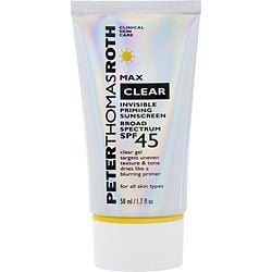 Peter Thomas Roth by Peter Thomas Roth Max Clear Invisible Priming Sunscreen Broad Spectrum SPF 45 -50ml/1.7OZ for WOMEN 477477