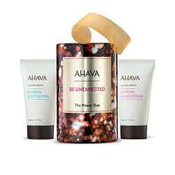 Ahava by AHAVA Be Unexpected The Power Duo Set: Deadsea Water Mineral Body Lotion + Mineral Hand Cream -2x40ml/1.3OZ for WOMEN
