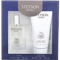 Stetson Spirit by Stetson COLOGNE SPRAY 1.7 OZ & SHAVING CREAM 5 OZ for MEN