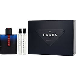 Prada Luna Rossa Ocean by Prada EDT SPRAY 3.4 OZ & EDT SPRAY 2 X 0.33 OZ MINI for MEN Prada Luna Rossa Ocean by Prada EDT SPRAY 3.4 OZ & EDT SPRAY 2 X 0.33 OZ MINI for MEN