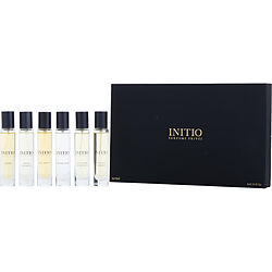 Initio Pafums Prives Variety by Initio Parfums Prives 6 PIECE INITIATION SET WITH REHAB & SIDE EFFECT & OUD FOR GREATNESS & MUSK THERAPY & ATOMIC ROSE & BLESSED BARAKA AND ALL ARE EAU DE PARFUM SPRAY 0.33 OZ MINIS for UNISEX