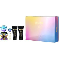 سعر ومواصفات Moschino Toy 2 Pearl by Moschino EAU DE PARFUM SPRAY 3.4 OZ & BODY LOTION 3.4 OZ & SHOWER GEL 3.4 OZ & EAU DE PARFUM SPRAY 0.34 OZ MINI for UNISEX من متجر FragranceNet.com
