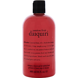 Image of Philosophy by Philosophy Passion Fruit Daiquiri Shampoo, Shower Gel & Bubble Bath -480ml/16OZ for WOMEN