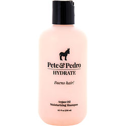 Pete & Pedro by Pete & Pedro HYDRATE ARGAN OIL MOISTURIZING SHAMPOO 8.5 OZ for MEN