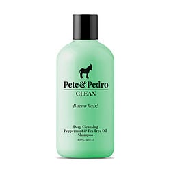 Pete & Pedro by Pete & Pedro CLEAN PEPPERMINT & TEA TREE OIL SHAMPOO 8.5 OZ for MEN