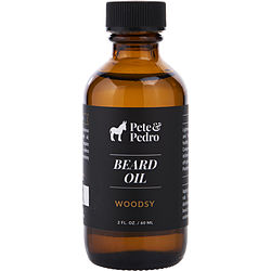 Pete &amp; Pedro by Pete &amp; Pedro WOODSY BEARD OIL 2 OZ for MEN