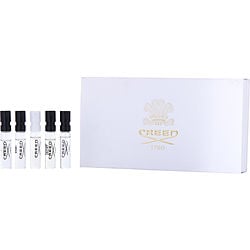 Creed Variety 5 PIECE VARIETY AVENTUS & VETIVER & GREEN IRISH TWEED & SILVER MOUNTAIN WATER & MILLESIME IMPERIAL AND ALL ARE VIALS