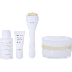 Image of Sisley by Sisley Sisleya L'Integral Anti-Age Eye and Lip Contour Cream Discovery Set: Sisleya L'Integral Anti-Age Eye and Lip Contour Cream 15ml + Sisleya Essential Skin Care Lotion 15ml + L'Intégral Anti-Age La Cure 2ml + Massage Tool -4pcs for WOMEN