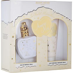 Amore Mio White Pearl by Jeanne Arthes EAU DE PARFUM SPRAY 3.3 OZ & SPARKLING BODY LOTION 6.7 OZ for WOMEN
