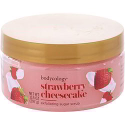 Bodycology Strawberry Cheesecake by Bodycology EXFOLIATING SUGAR SCRUB 10.5 OZ for WOMEN