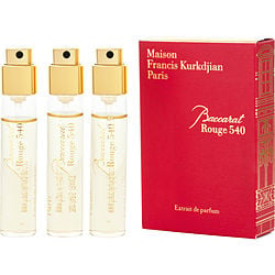 Maison Francis Kurkdjian Baccarat Rouge 540 by Maison Francis EXTRAIT DE PARFUM SPRAY REFILL 0.37 OZ X 3 for UNISEX