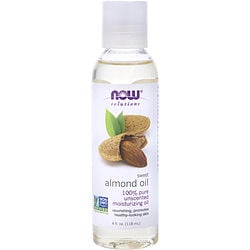 Essential Oils Now by NOW Essential Oils SWEET ALMOND OIL 100% PURE UNSCENTED MOISTURIZING OIL 4 OZ for UNISEX 485293