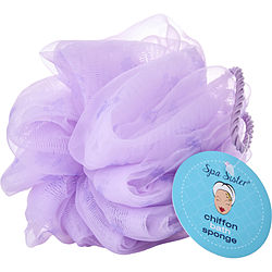 Spa Accessories by Spa Accessories CHIFFON DREAMY BATH SPONGE - LAVENDER/FLOWERS for UNISEX