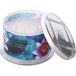 Homeworx Coastal Water Lily by Slatkin + Co. SCENTED CANDLE 18 OZ for UNISEX