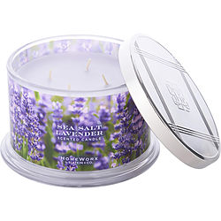 Homeworx Sea Salt Lavender by Slatkin + Co. SCENTED CANDLE 18 OZ for UNISEX