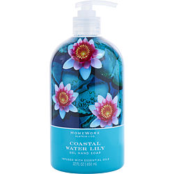 Homeworx Coastal Water Lily by Slatkin + Co. GEL HAND SOAP 22 OZ for UNISEX