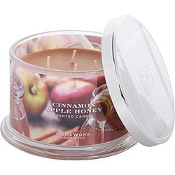 سعر ومواصفات Homeworx Cinnamon Apple Honey by Slatkin + Co. SCENTED CANDLE 18 OZ for UNISEX من متجر FragranceNet.com