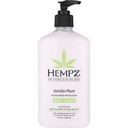 Hempz by Hempz Vanilla Plum Herbal Body Moisturizer (Hydrate + Condition) -500ml/17OZ for UNISEX