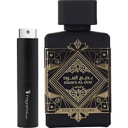 Lattafa Badee Al Oud For Glory by Lattafa EAU DE PARFUM SPRAY 0.27 OZ (TRAVEL SPRAY) for MEN