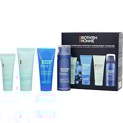 Biotherm by BIOTHERM Aquapower Recruitment Set: Aquapower Advanced Gel 20ml + Aquafitness Shower Gel 40ml + Aquapower Cleanser 40ml + Homme Shaving Foam 48g -4pcs for MEN 487523