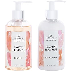 Le Mieux by Le Mieux Exotic Blossom Set: Body Gel 8OZ & Body Butter 8OZ -2pcs for WOMEN 488104