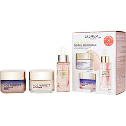 L'oreal by L'Oreal Age Perfect Golden Age Routine: Day Cream 50ml + Night Cream 50ml + Hero Serum 30ml -3pcs for UNISEX 490406