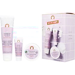 First Aid Beauty by First Aid Beauty Bye Bye Bumps Kit: KP Bump Eraser Body Scrub 10% AHA 4OZ + KP Smoothing Body Lotion 1OZ + Ingrown Hair Pads 28pads -3pcs for WOMEN 490755