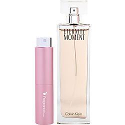 Eternity Moment by Calvin Klein EAU DE PARFUM SPRAY 0.27 OZ (TRAVEL SPRAY) for WOMEN