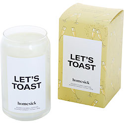 Homesick Let's Toast by Homesick SCENTED CANDLE 13.75 OZ for UNISEX
