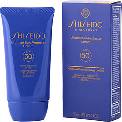 Shiseido by Shiseido Ultimate Sun Protector Cream SPF50+ For Face Water Resistant -50ml/1.7OZ for WOMEN