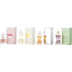 Jean Paul Gaultier Variety by Jean Paul Gaultier 4 PIECE MINI VARIETY WITH JEAN PAUL GAULTIER EDT & LA BELLE EAU DE PARFUM & SCANDAL EAU DE PARFUM & DIVINE EAU DE PARFUM AND ALL 0.2 OZ MINI for WOMEN