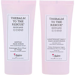 Thebalm by TheBalm TheBalm To The Rescue Skin Serenity Duo Kit: Gentle Face Scrub 30ml + Lightweight Daily Face Moisturizer 30ml -2pcs for WOMEN