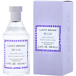 Lucky Re/Lax by Lucky Brand EDT SPRAY 3.4 OZ for WOMEN Lucky Re/Lax by Lucky Brand EDT SPRAY 3.4 OZ for WOMEN