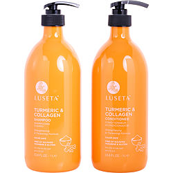Luseta by Luseta TURMERIC & COLLAGEN SHAMPOO AND CONDITIONER SET 33.8 OZ for WOMEN