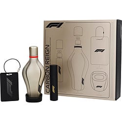 Formula 1 Carbon Reign by Formula 1 EDT SPRAY 2.5 OZ & EDT SPRAY 0.5 OZ & METAL LUGGAGE TAG for UNISEX